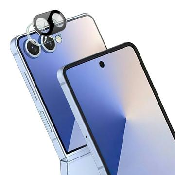 Samsung Galaxy Z Flip7 Imak 2-in-1 HD Camera Lens Tempered Glass Protector - Black