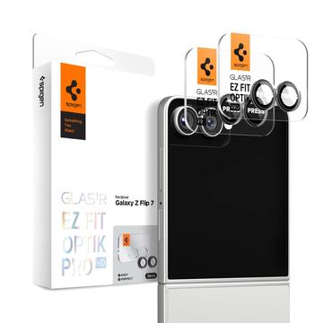 Samsung Galaxy Z Flip7 Spigen Glas.tR Ez Fit Optik Pro Camera Lens Protector - 2 Pcs. - Black