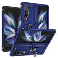 Samsung Galaxy Z Fold4 Hybrid Case with Metal Kickstand - Blue