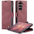 Samsung Galaxy Z Fold7 Caseme 013 Series Wallet Case - Wine Red