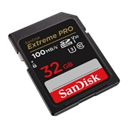 SanDisk Extreme Pro microSDHC UHS-I U3 Memory Card SDSDXXO-032G-GN4IN - 32GB