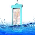 Seaflash ZP15 Universal Waterproof Case IPX8 - 6.9" - Cyan