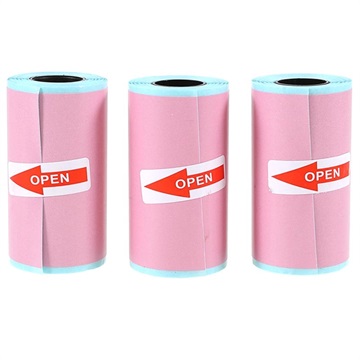 Instant Photo Thermal Paper - 3 Pcs. - Pink