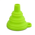 Silicone Foldable Kitchen Liquid Funnel - Green