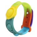 Silicone Pop It Bracelet for Kids & Adults - Colorful