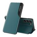 Samsung Galaxy S23 5G Smart Clear View Flip Case - Green