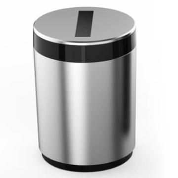 Smart Infrared Car Ashtray with Automatic Open/Close and LED Light – Silver