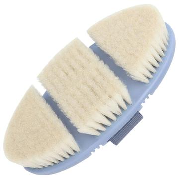 Soft-Touch Horse Grooming Brush - Wool Bristles