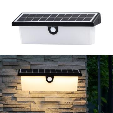 Solar Motion Sensor Wall Light YH0617-PIR - Warm White