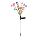 Solar Mushroom Garden Light - 12 LEDs - Colorful