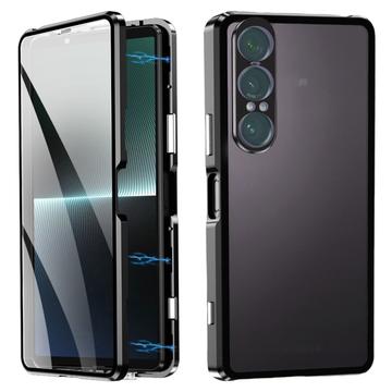 Sony Xperia 1 VII Magnetic Case with Tempered Glass - Black