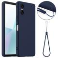 Sony Xperia 10 VI Liquid Silicone Case - MagSafe Compatible - Dark Blue