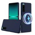 Sony Xperia 5 IV Liquid Silicone Case - MagSafe Compatible - Dark Blue
