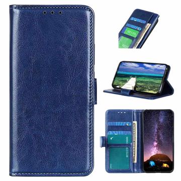 Sony Xperia 5 IV Wallet Case with Magnetic Closure - Blue