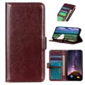 Sony Xperia 5 IV Wallet Case with Magnetic Closure - Brown
