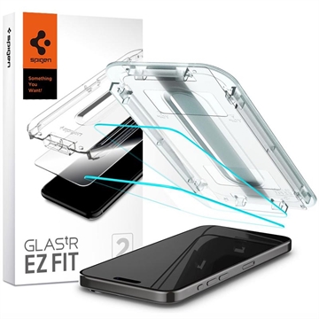 iPhone 15/16 Spigen Glas.tR Ez Fit Screen Protector - 2 Pcs.