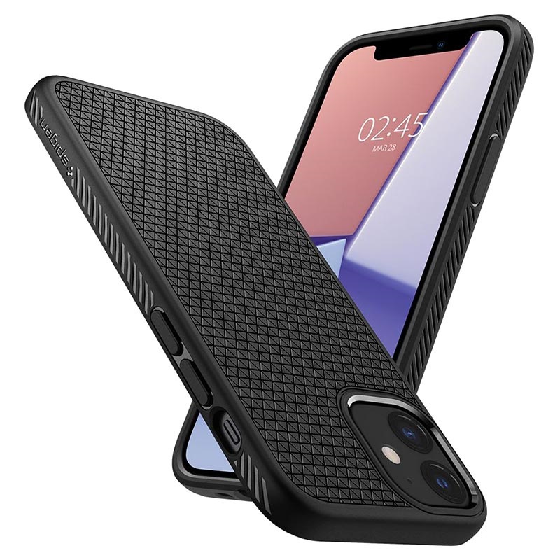 Spigen Liquid Air iPhone 12 Mini TPU Case Black