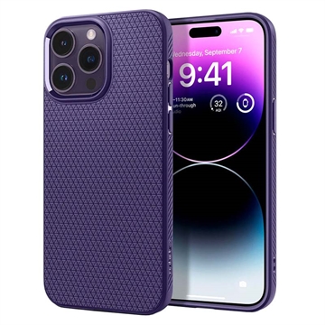 Spigen Liquid Air iPhone 14 Pro Max TPU Case - Deep Purple