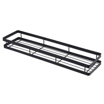 Stainless Steel Wall Mount Spice Holder - 50cm - Black