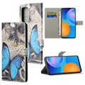 Style Series Motorola Edge 20 Pro Wallet Case - Blue Butterfly