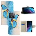 Style Series OnePlus 10T/Ace Pro Wallet Case - Blue Butterfly