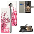 Style Series Nokia G10/G20 Wallet Case - Pink Flowers