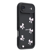 iPhone Air Stylish Shockproof TPU Case with Raised Edges - Black / Bow