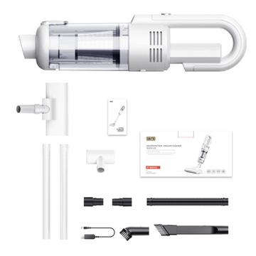 Suitu ST-8003CG Portable 2-in-1 Vacuum Cleaner for Car/Home - 6000Pa - White