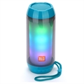 T&G TG643 Portable Bluetooth Speaker with LED Light - Baby Blue