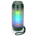 T&G TG643 Portable Bluetooth Speaker with LED Light - Green