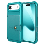 iPhone Air TPU Case with Card Holder - Turquoise