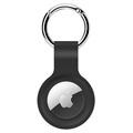 Tactical Beam Apple AirTag Silicone Case with Keyring - Black
