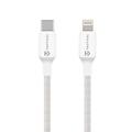 Tactical Stitch Thread USB-C / Lightning Cable - 1m, 27W - White