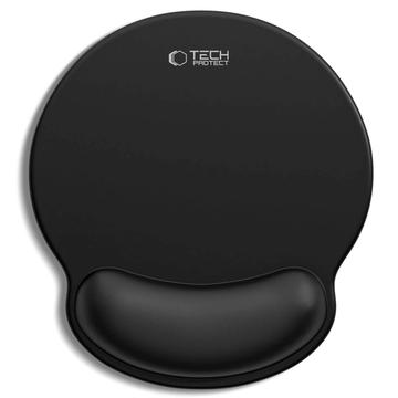 Tech-Protect A200 Mouse Pad with Gel Wrist Rest - 25x22.5cm - Black