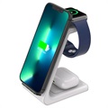 Tech-Protect A8 3-in-1 Wireless Charging Station (Open Box - Excellent) - White
