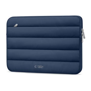 Tech-Protect Fluffy Plush Laptop Sleeve 13"-14" - Navy Blue