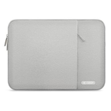 Tech-Protect Sleevy Laptop Sleeve with Side Pocket - 13-14" - Crayon Grey