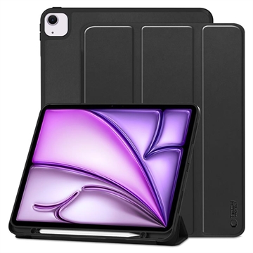 iPad Air 13 (2024/2025 Tech-Protect SmartCase Pen Tri-Fold Folio Case - Black