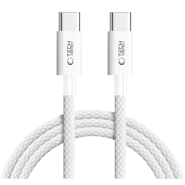 Tech-Protect UltraBoost Classic Type-C Cable - PD60W/3A, 2m - White