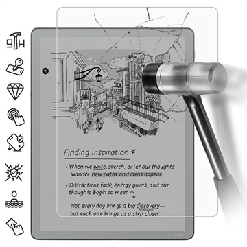 Amazon Kindle Scribe (2025) Tempered Glass Screen Protector - 9H - Case Friendly - Transparent