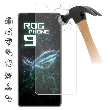 Asus ROG Phone 9 Tempered Glass Screen Protector - Case Friendly - Transparent