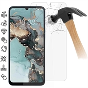 HTC Wildfire E5 Plus Tempered Glass Screen Protector - Case Friendly - Transparent