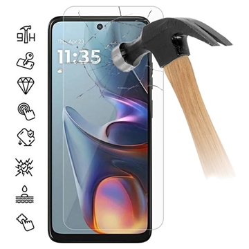 Motorola Moto E15 Tempered Glass Screen Protector - Case Friendly - Transparent