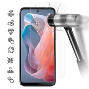Motorola Moto G04 Tempered Glass Screen Protector - 9H, 0.3mm - Case Friendly  - Clear