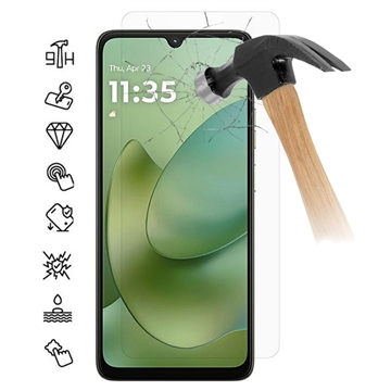 Motorola Moto G06 Tempered Glass Screen Protector - 9H - Case Friendly - Transparent