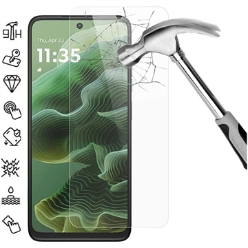 Motorola Moto G35 Tempered Glass Screen Protector - Case Friendly - Transparent