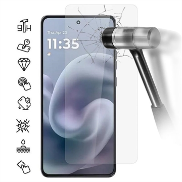 Motorola Moto G86 Power Tempered Glass Screen Protector - 9H - Case Friendly - Transparent