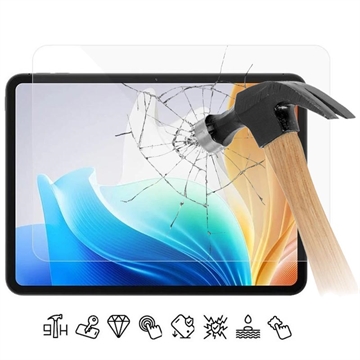 Oppo Pad Air2 Tempered Glass Screen Protector - 9H, 0.3mm - Case Friendly  - Clear