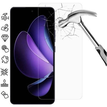 Oppo Reno13 F Tempered Glass Screen Protector - Case Friendly - Transparent