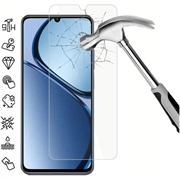 Realme C63 Tempered Glass Screen Protector - 9H, 0.3mm - Case Friendly  - Clear